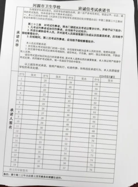 嚴(yán)考風(fēng)，肅考紀(jì)——我校即將迎來2023~2024學(xué)年度第二學(xué)期期末考試(圖7)